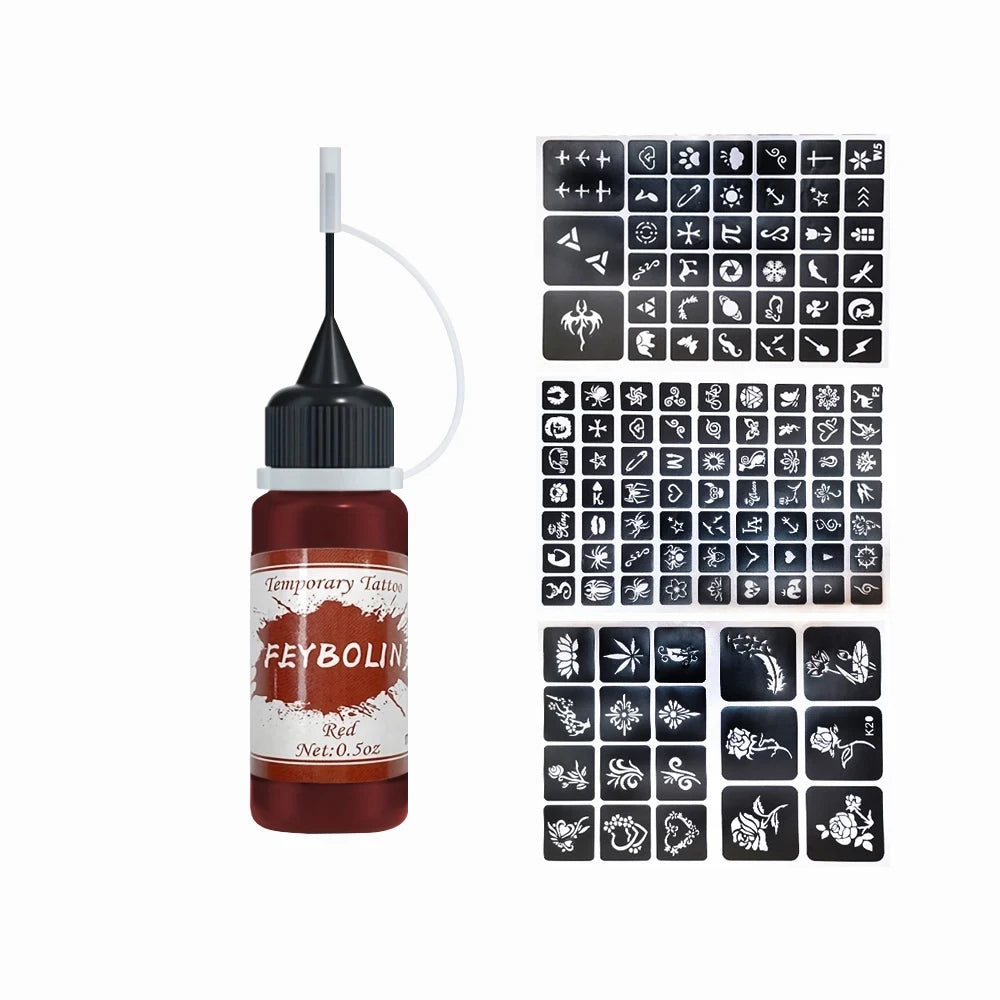 Temporary Tattoo Gel Kit