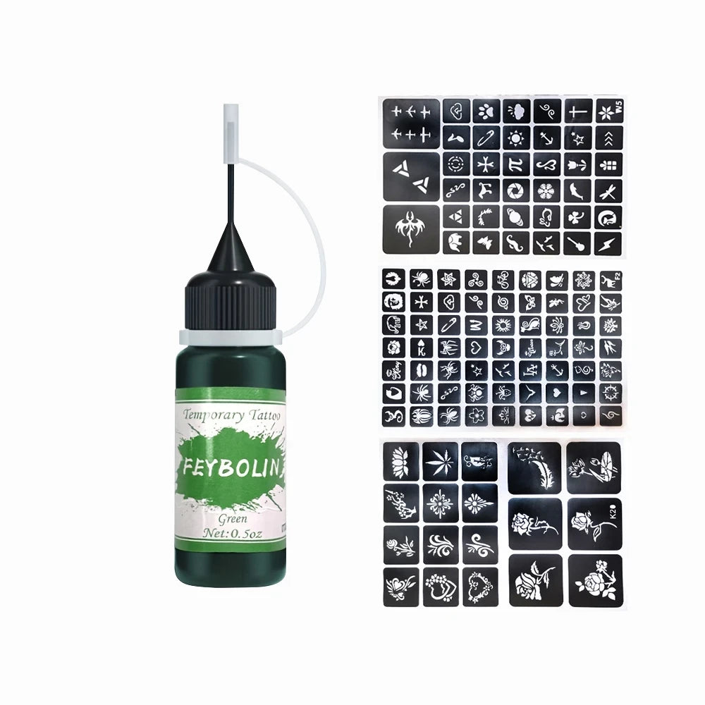 Temporary Tattoo Gel Kit