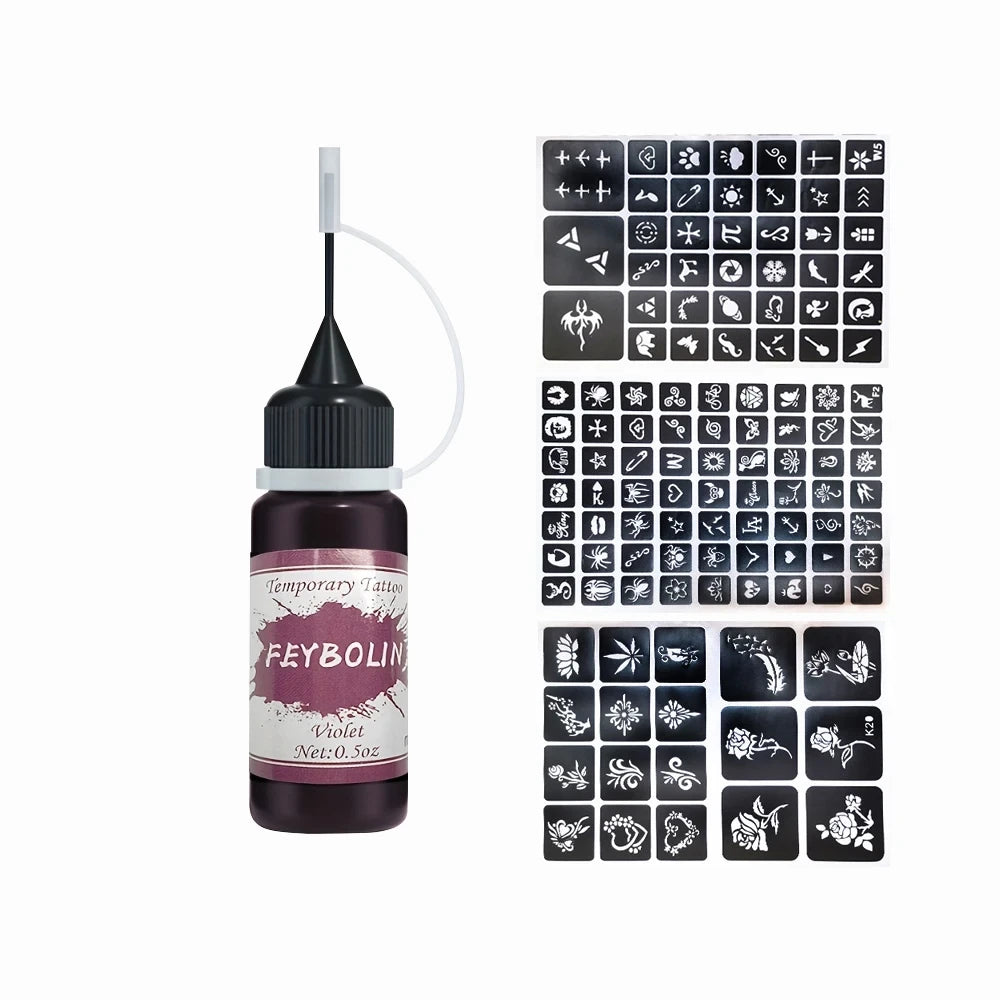Temporary Tattoo Gel Kit
