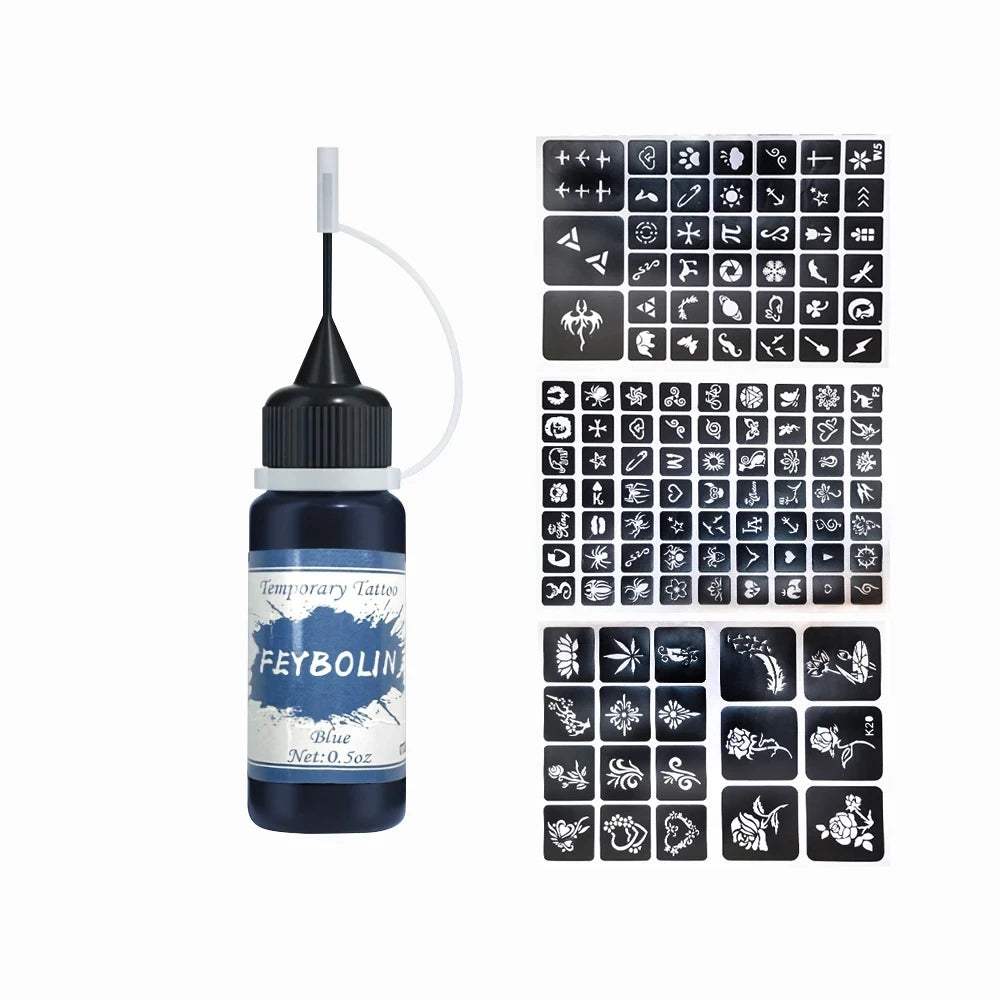 Temporary Tattoo Gel Kit