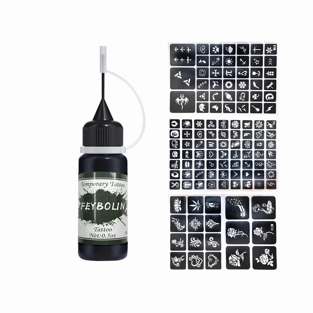 Temporary Tattoo Gel Kit