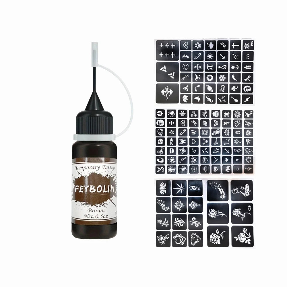 Temporary Tattoo Gel Kit