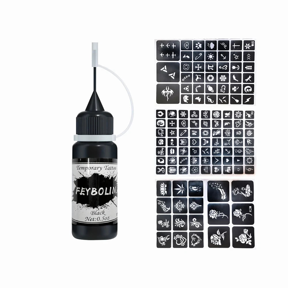 Temporary Tattoo Gel Kit