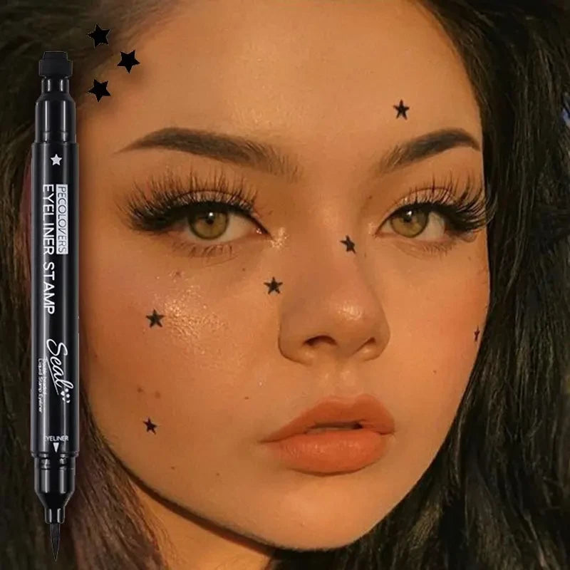 Star Moon Stamp Eyeliner Pen